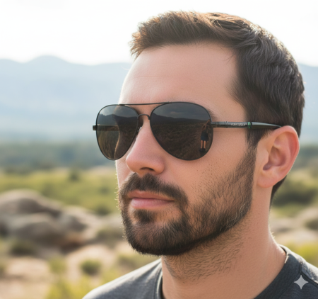 نظارة شمسية دائري