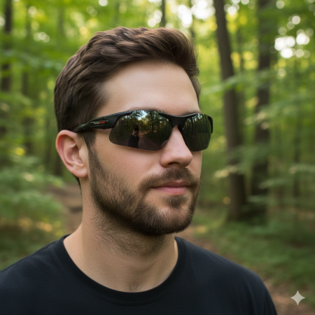 نظارة شمسية نصف إطار